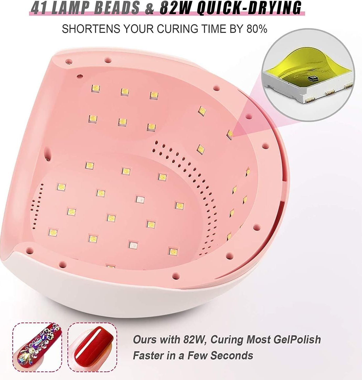 Lámpara Pará Uñas Joytii 82W UV LED