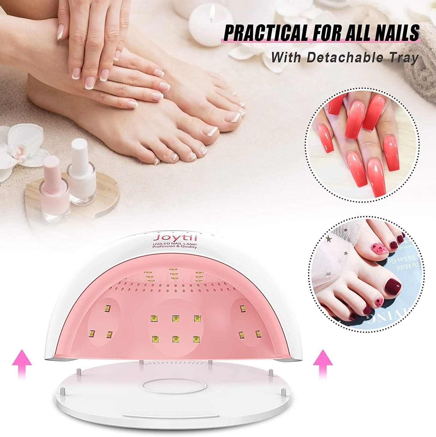 Lámpara Pará Uñas Joytii 82W UV LED