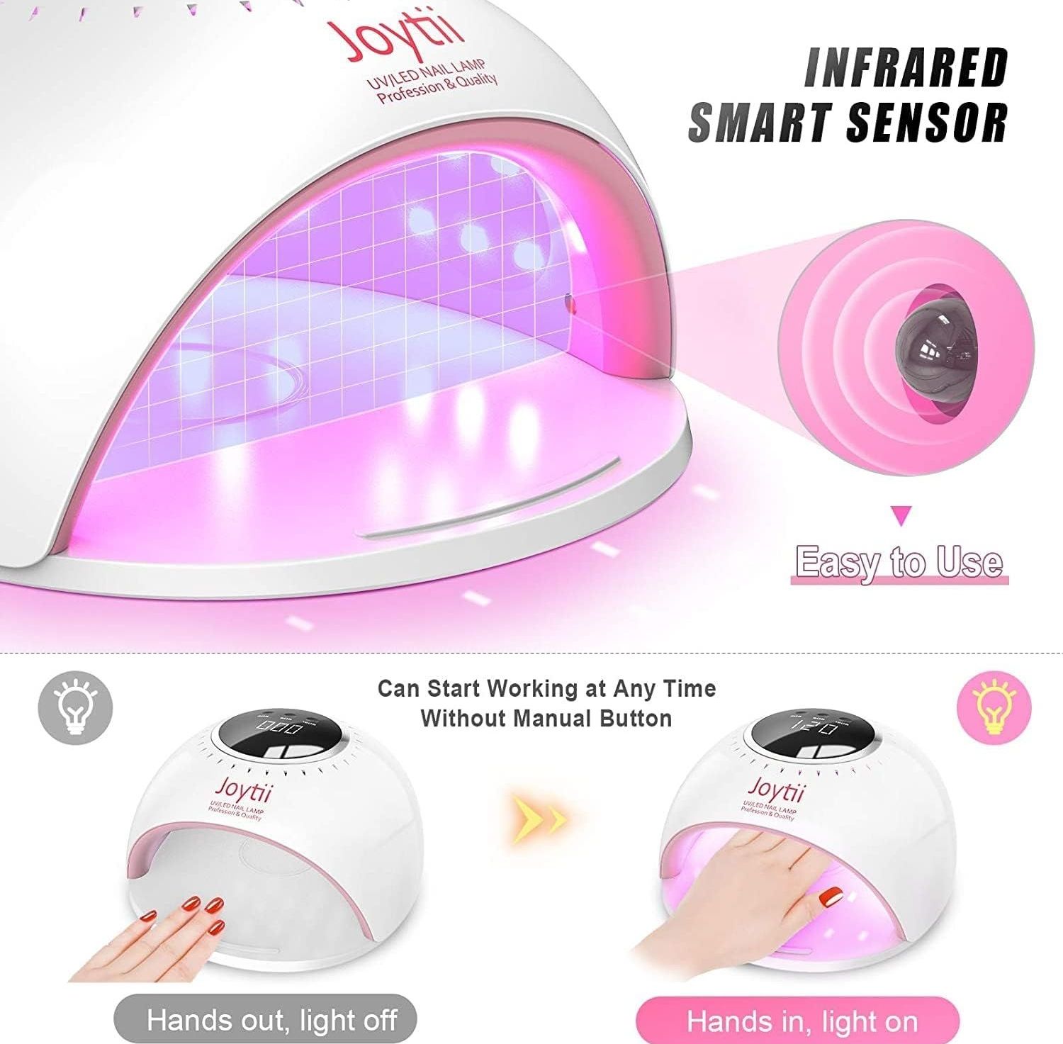 Lámpara Pará Uñas Joytii 82W UV LED