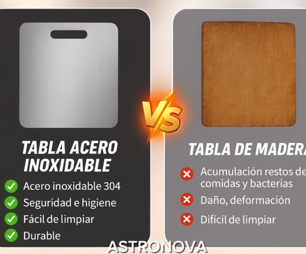 TABLA ACERO INOXIDABLE