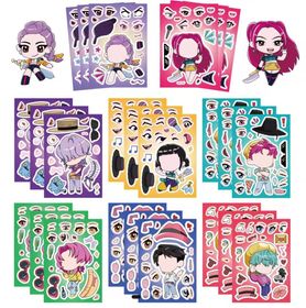 Set stickers k-pop Demon Hunters