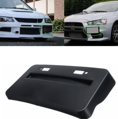Black side plate holder