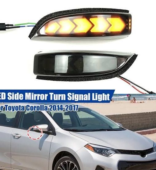 4 in 1 mirror flasher corolla/axio/vitz/aqua