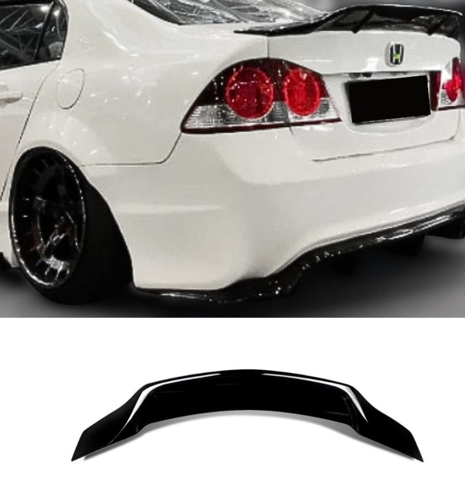 Civic ducktail gloss black