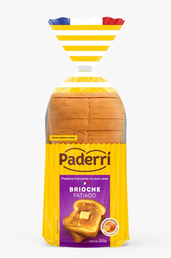 Brioche Fatiado Paderri 350g