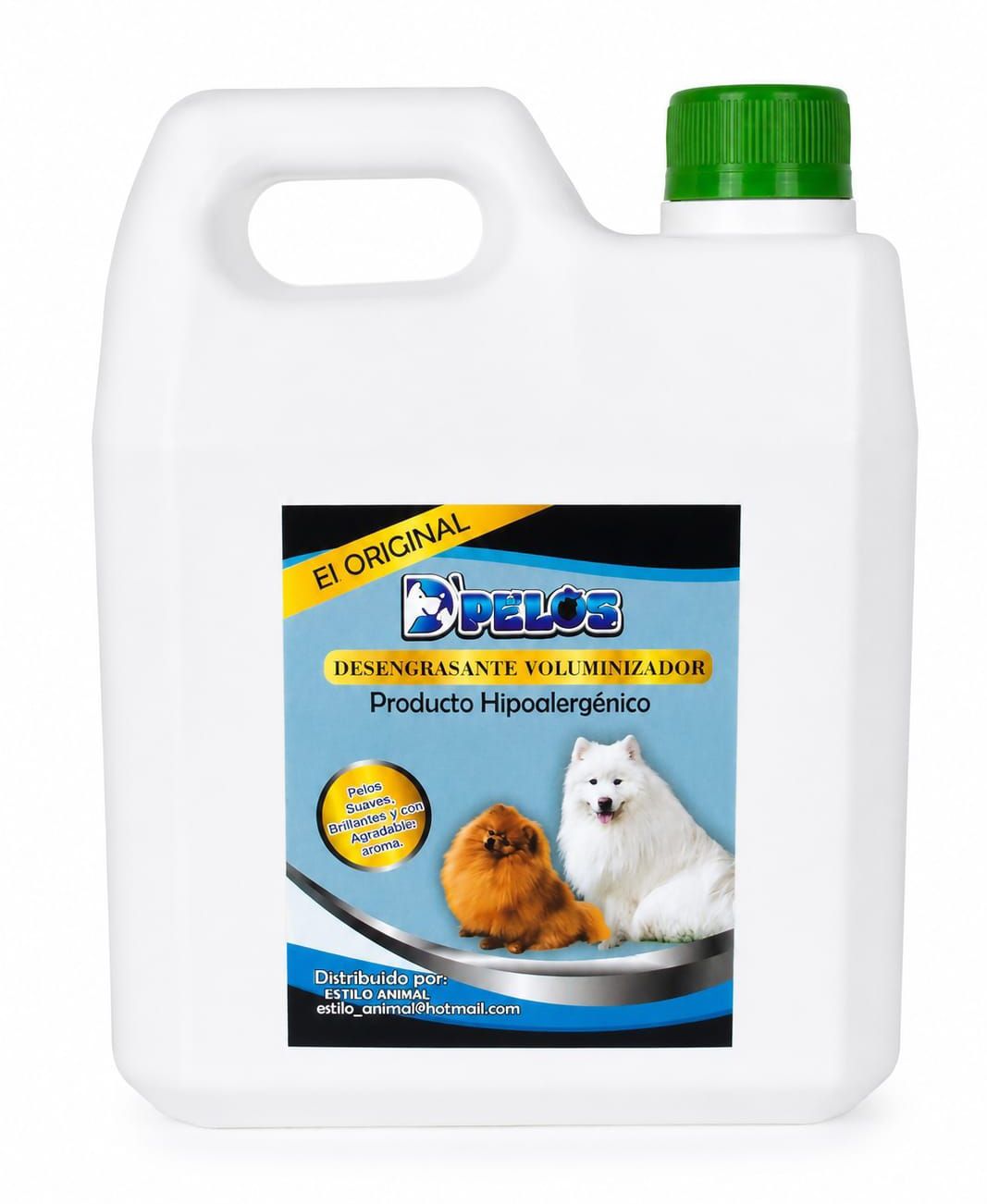 Shampoo desengrasante 1/2 galón D'Pelos