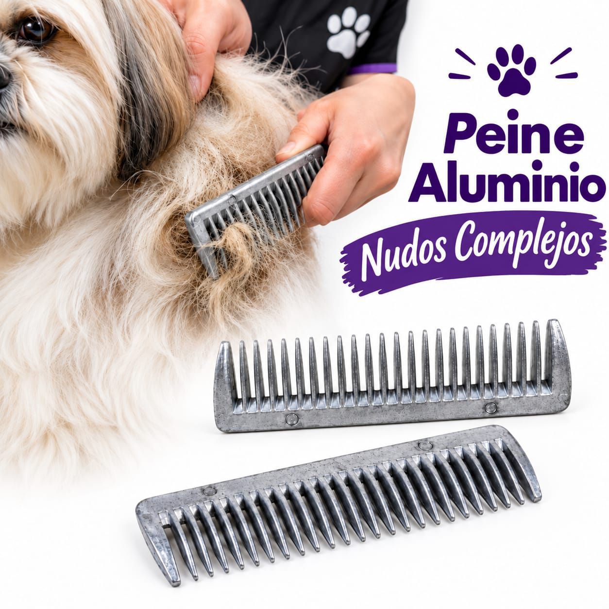 Peine aluminio nudos complejos