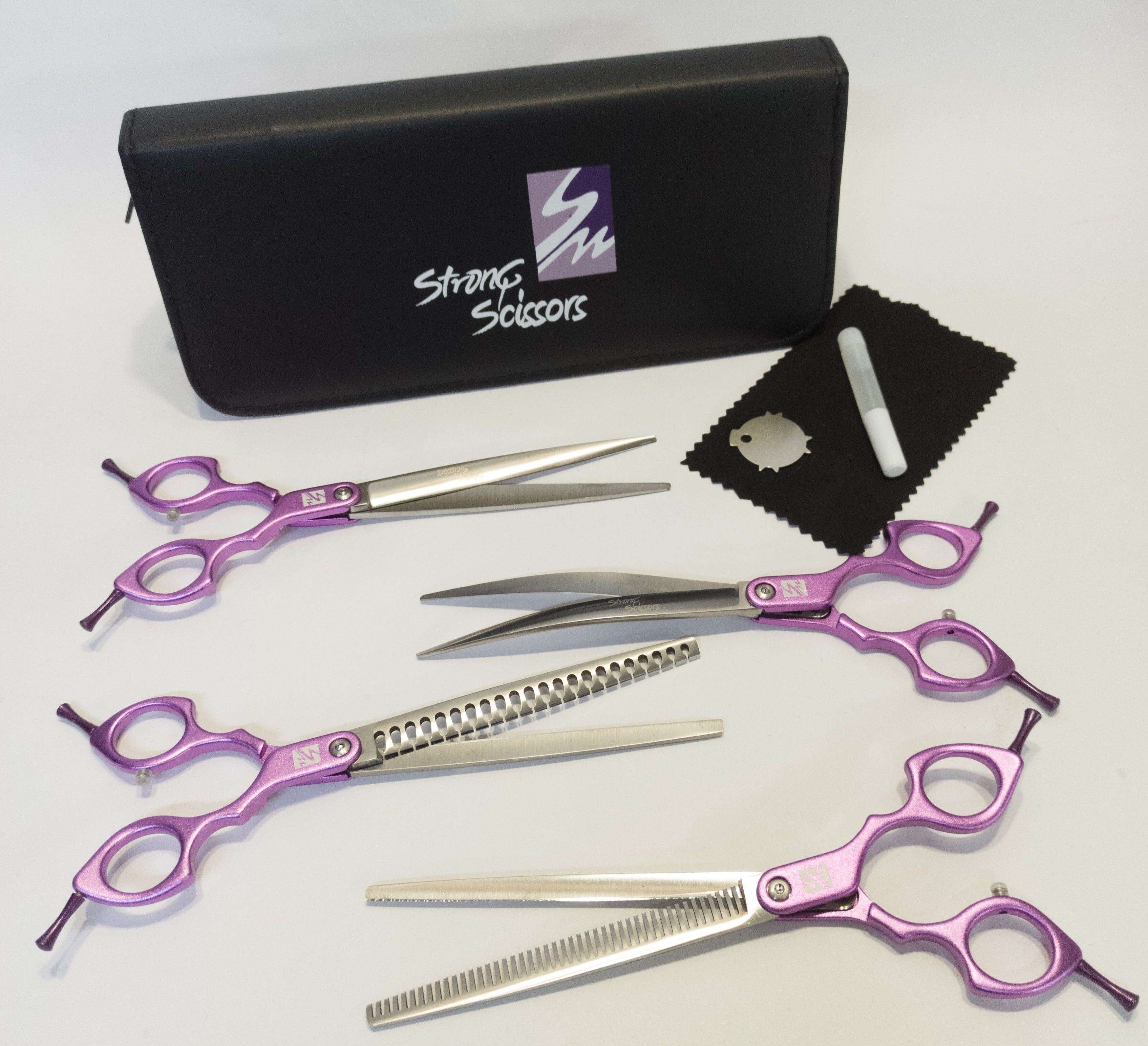 Kit de tijeras 7.5" X 4 Lila Strong Scissors