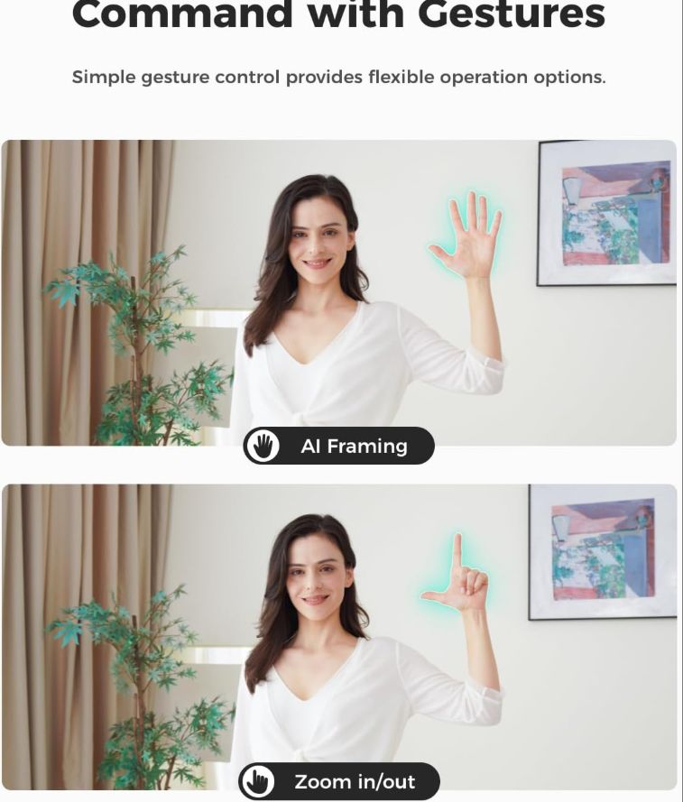 Camara Web OBSBOT Meet SE 1080p 100FPS IA 1/2.8" Sensor HDR Streaming
