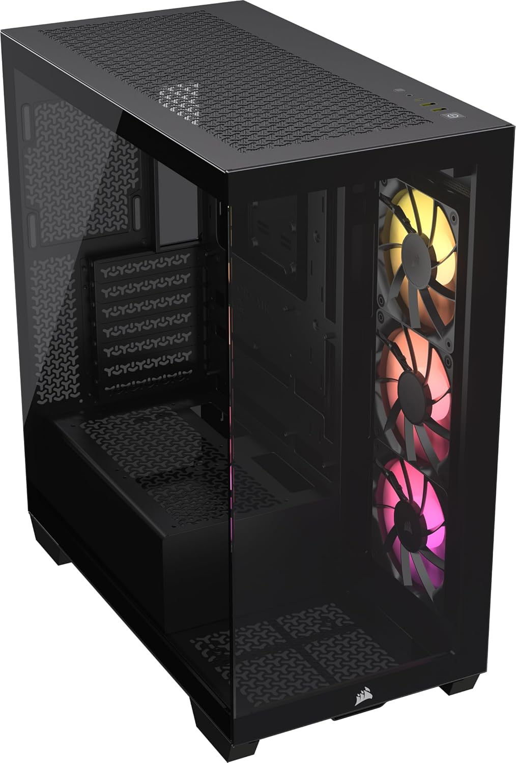 Case CORSAIR 3500X ARGB Mid Tower ATX – 3X CORSAIR RS120 ARGB Fans Incluidos