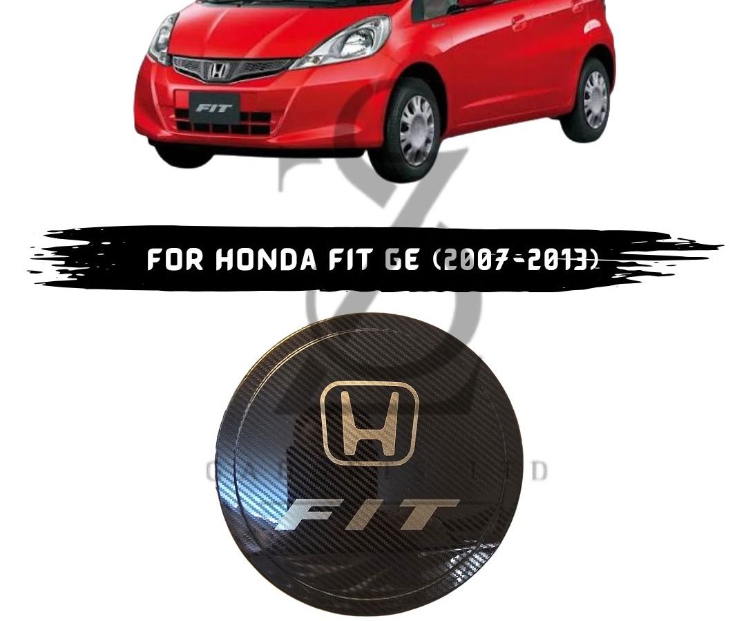 Carbon Fuel Door Cap Cover - Honda Fit GE (2007-2013)