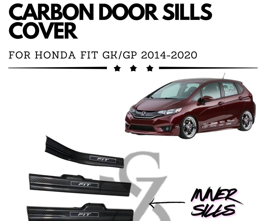 Carbon Door Sills Cover (8 PCS) - Hinda Fot GK/GP 2014-2020