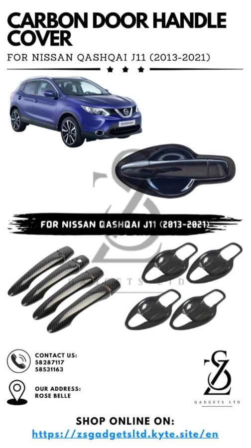 Carbon Door Handle Cover (Smart) - Nissan