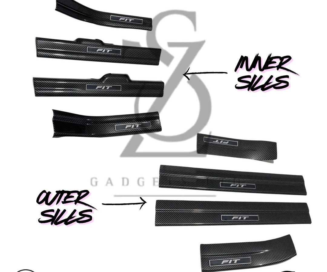 Carbon Door Sills Cover (8 PCS) - Hinda Fot GK/GP 2014-2020