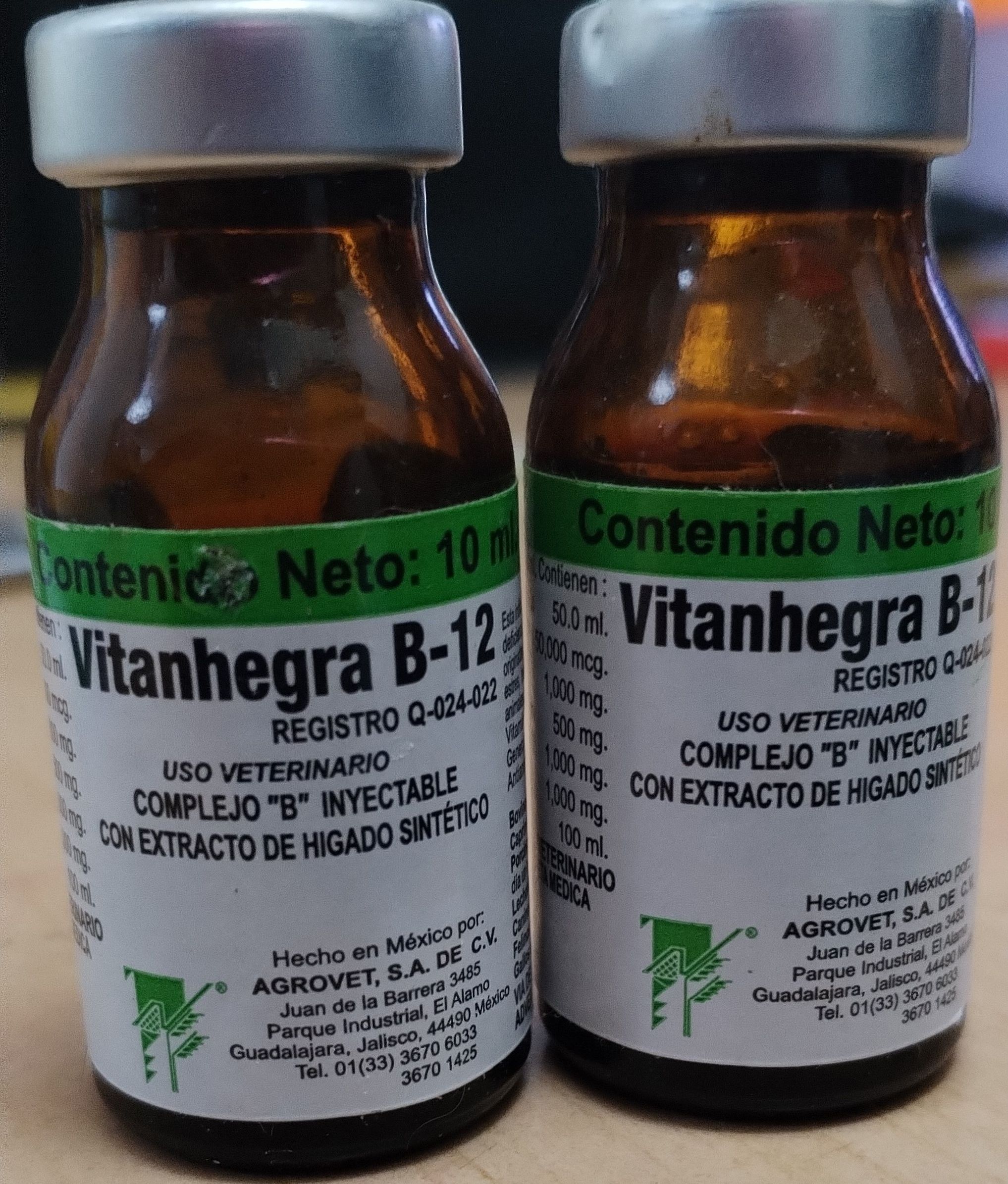 Vitanhegra B12 inyectable 10ml