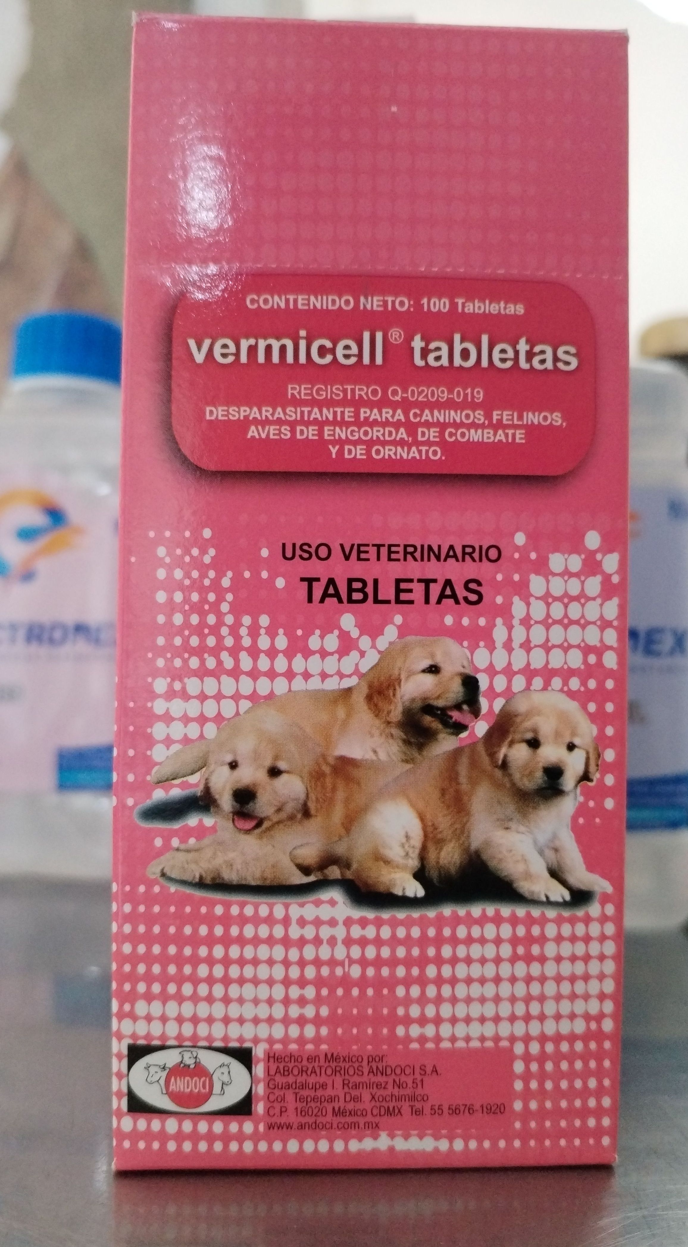 Vermicel tab desparasitante 5kg oral