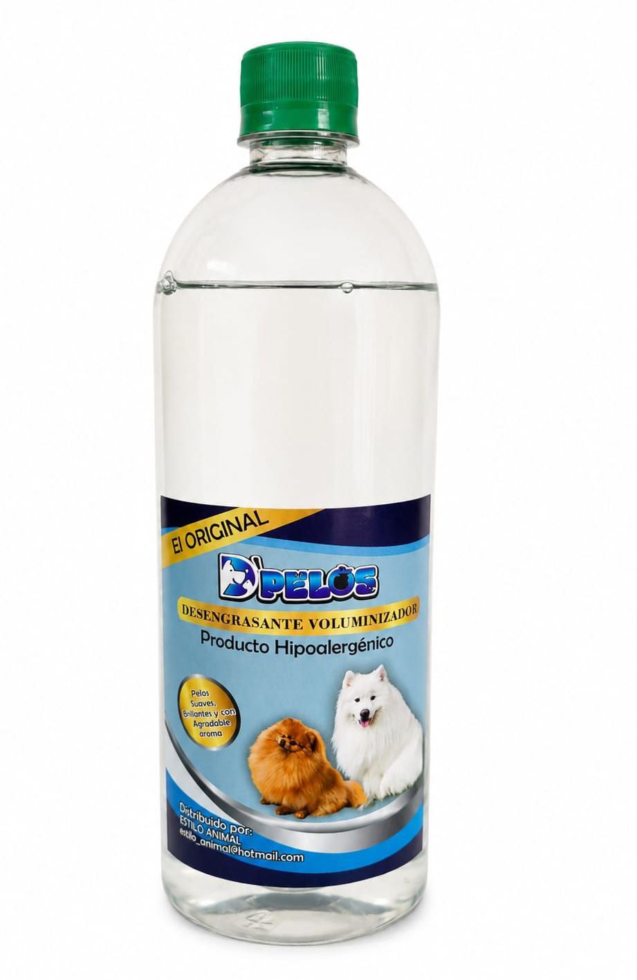 Shampoo desengrasante litro D'Pelos
