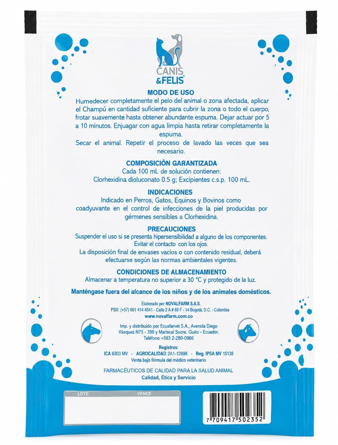 Shampoo medicado 30 ml Canis & Felis