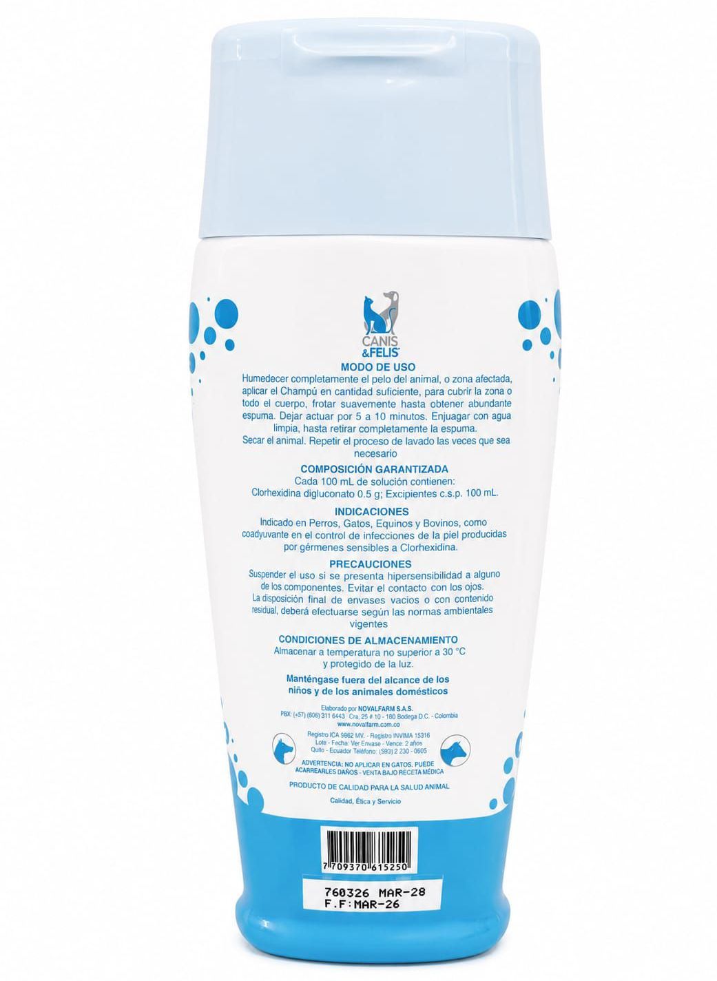 Shampoo medicado 200 ml Canis & Felis