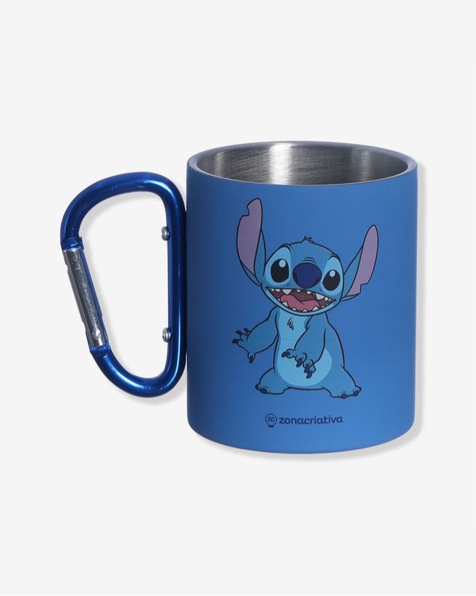 Caneca mosquetão Stitch