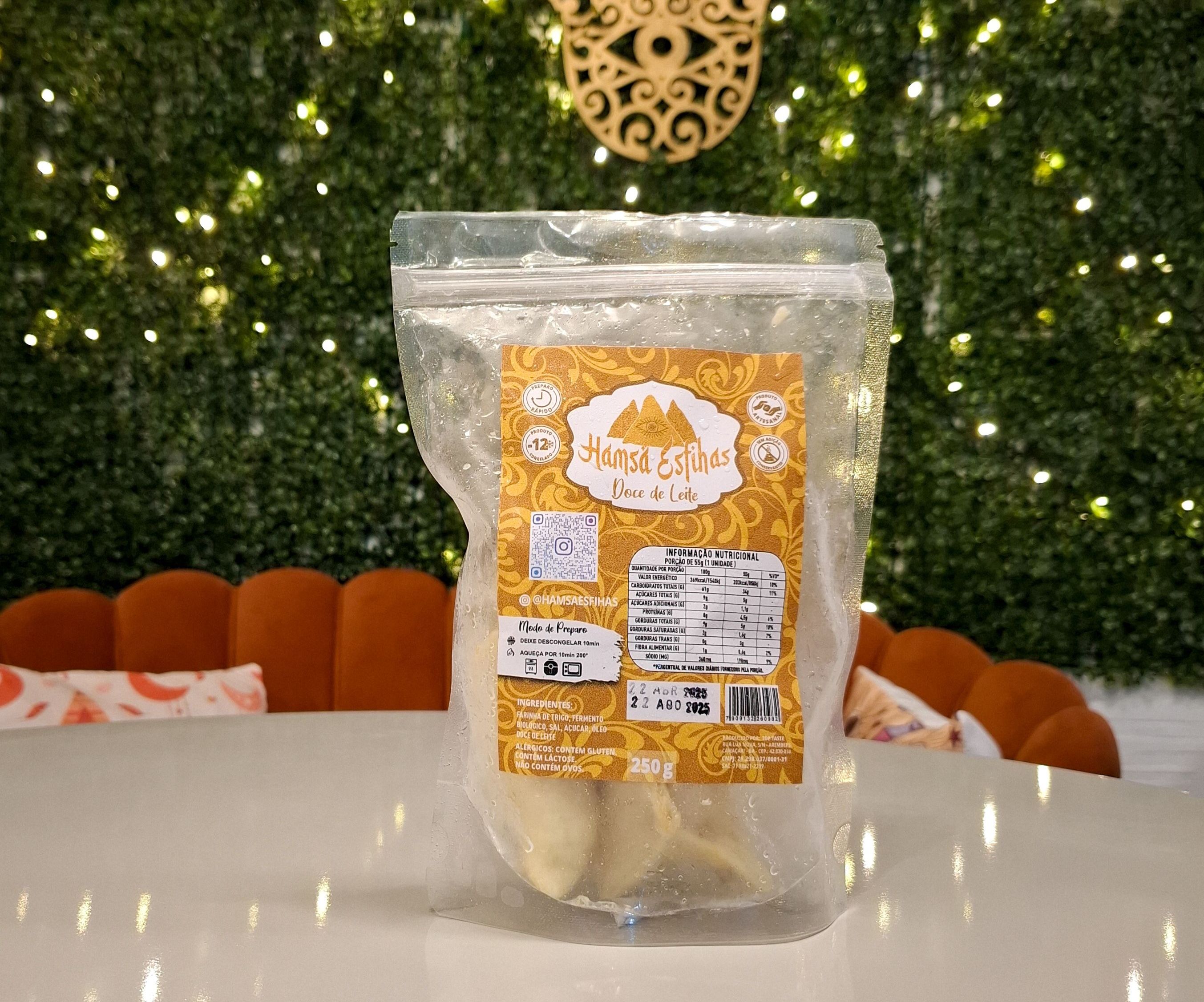Esfiha de Doce de Leite