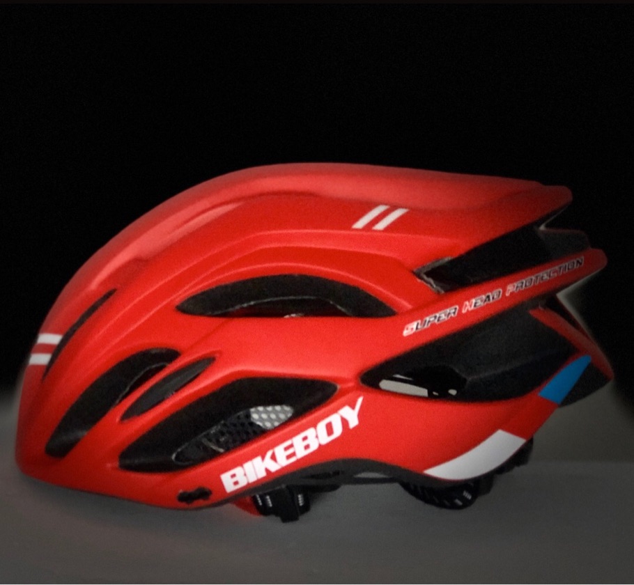 BIKEBOY CASCO ROJO DE ALTA RESISTENCIA