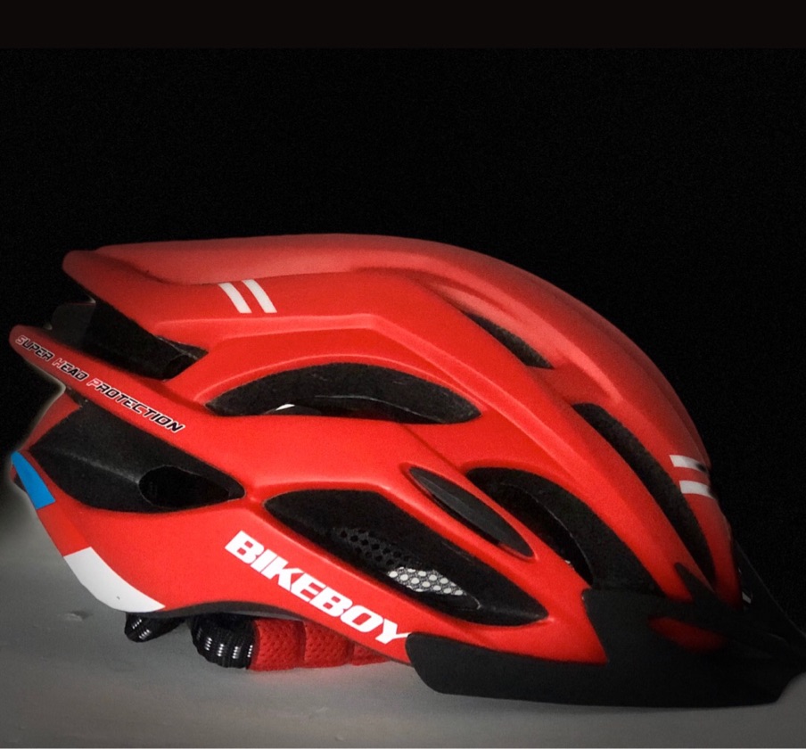 BIKEBOY CASCO ROJO DE ALTA RESISTENCIA