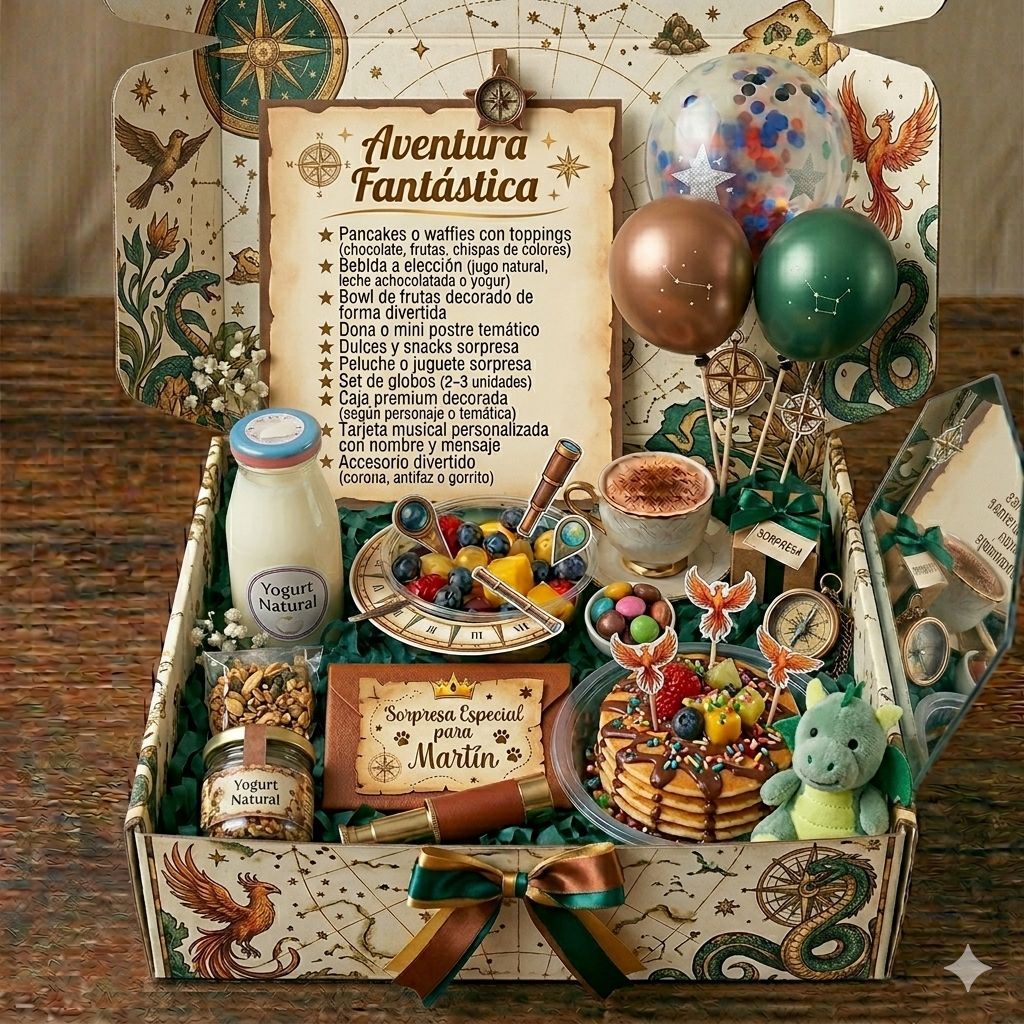 🍽️ Desayuno Aventura Fantástica 🎁
