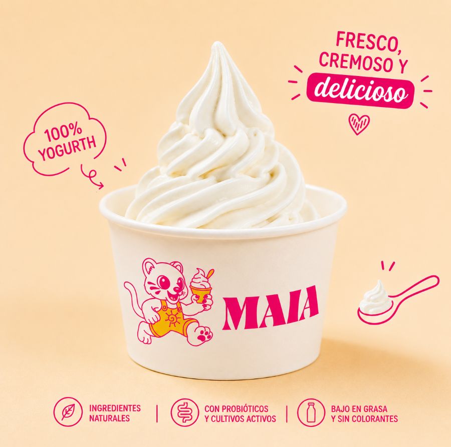 Grande yogurth helado