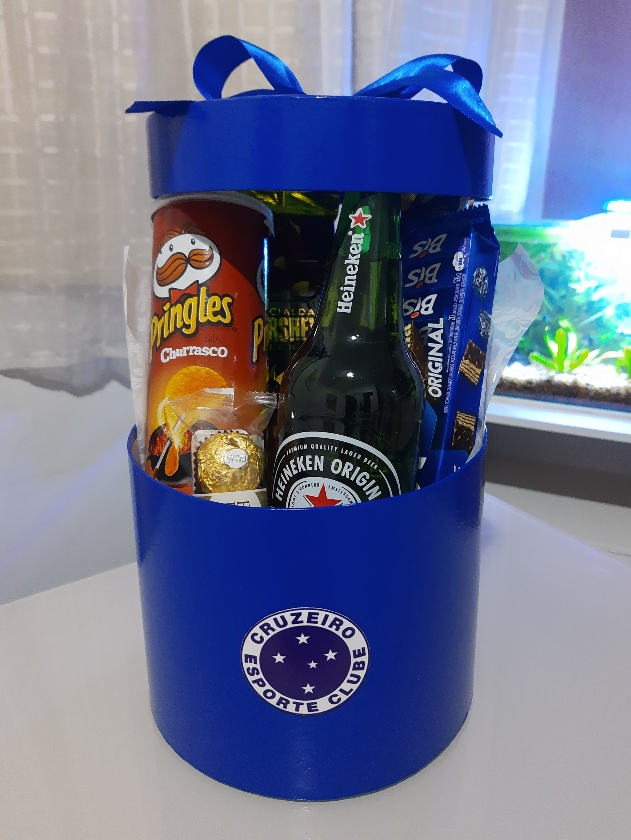 Box Time do coração Galo ou Cruzeiro - Especial Dia dos Pais