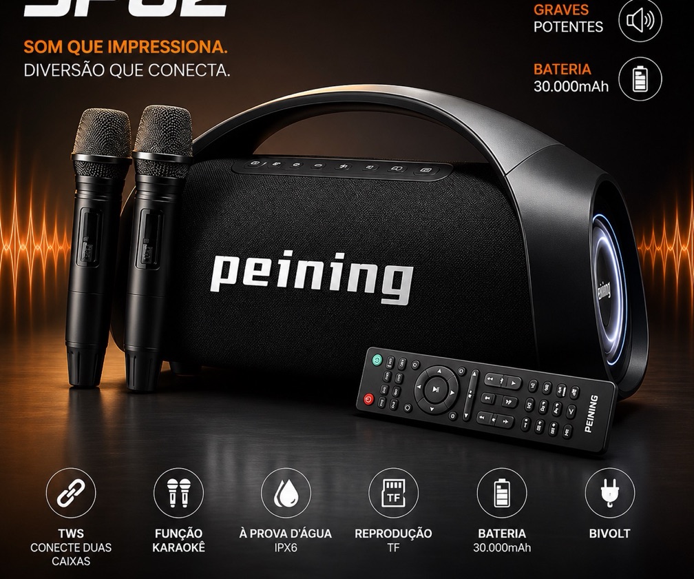CAIXA DE SOM PEINING SP02