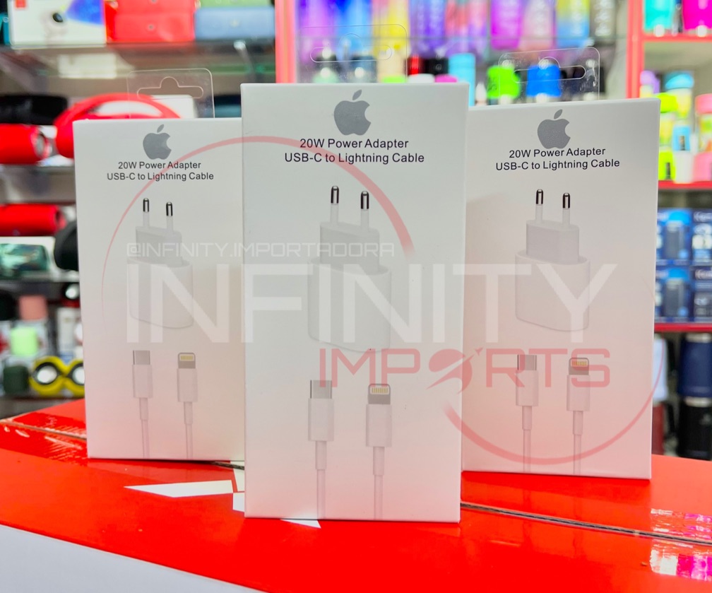 CARREGADOR COMPLETO IPHONE 20w - 1 linha