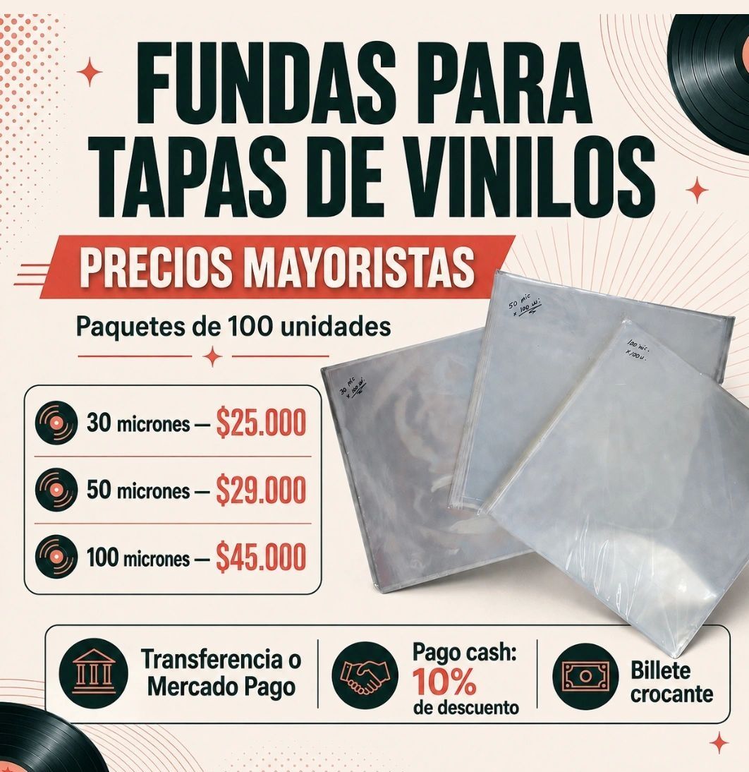 Fundas para tapas de vinilos lp discos
