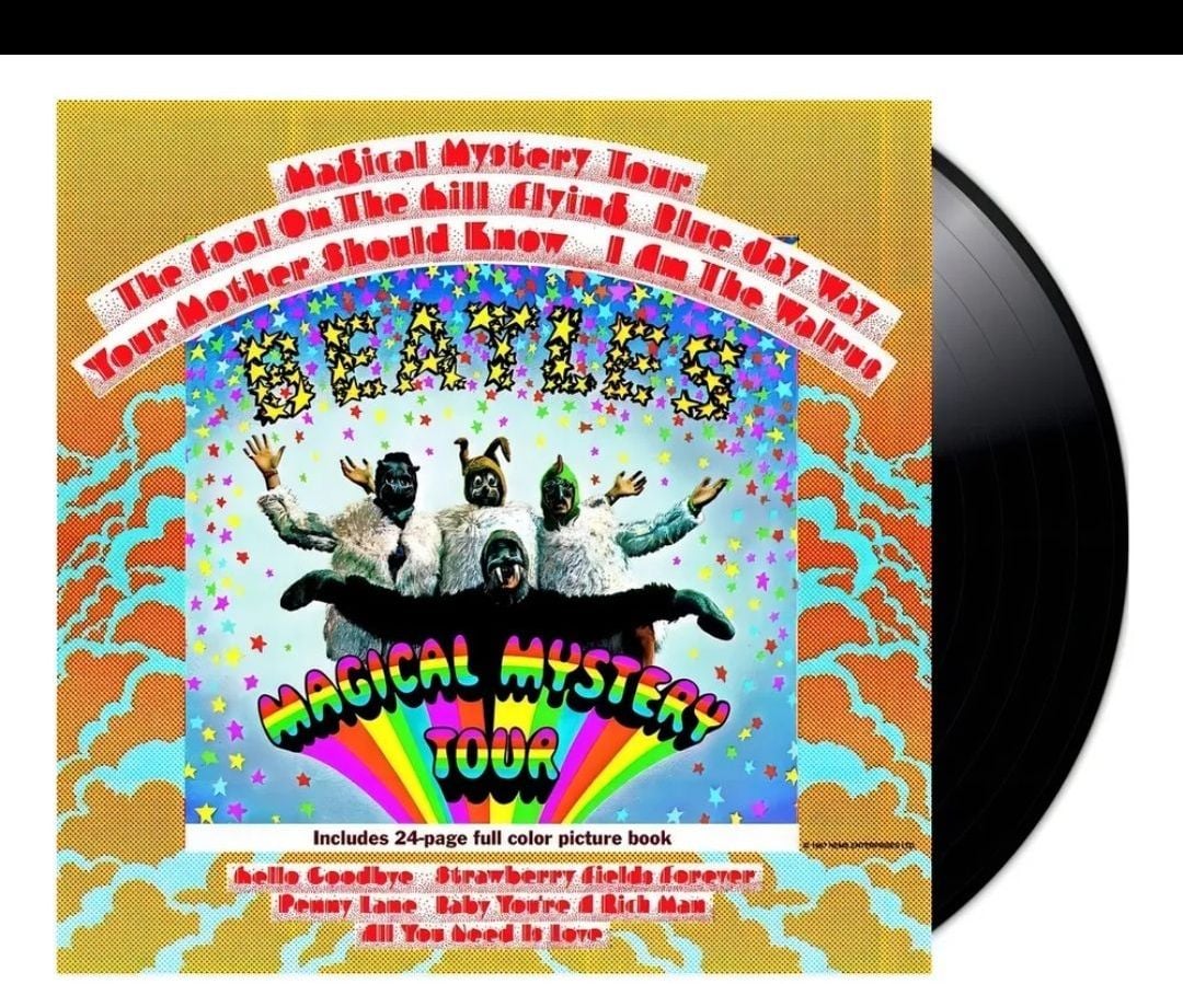 Vinilo the beatles magical mystery tour importado