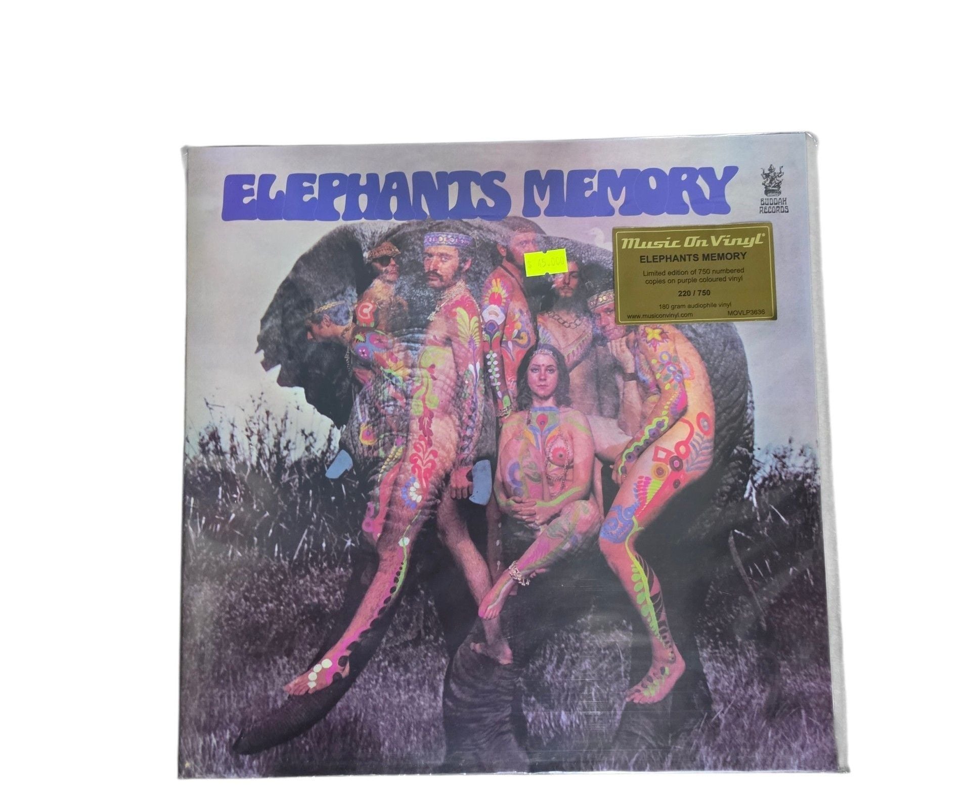 El precio más salvaje del condado!
$45000
Vinilo elephants memory
Edición limitada Nuevo importado
Music on vinyl