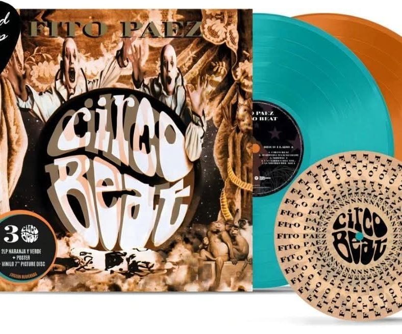 3 vinilos fito paez
Circo beat
Discos de color Edición numerada
Nuevo