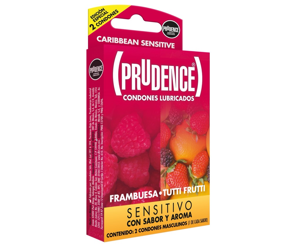 Condones prudence frambuesa + tutifruti
