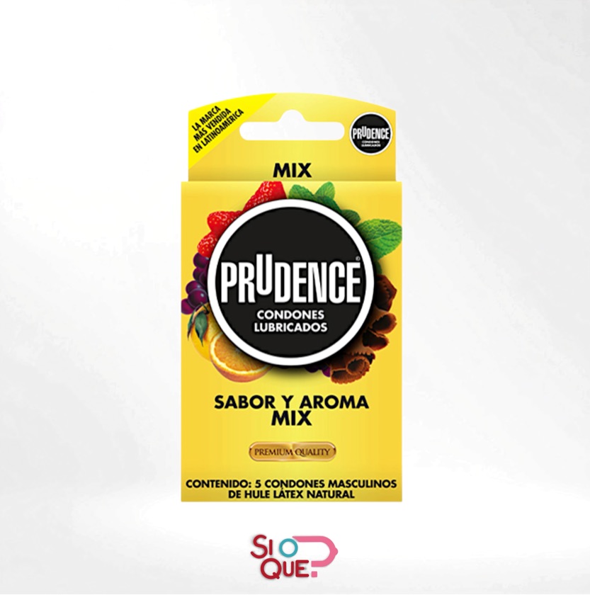 Condones prudence mix sabores