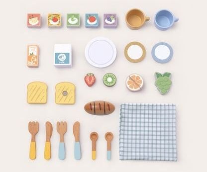 ✨ Set de Picnic de Madera en Maletín (Tooky Toy) ✨