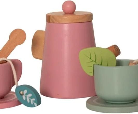 Set de Té de Madera "Hora de la Merienda" - Tooky Toy ☕🍃