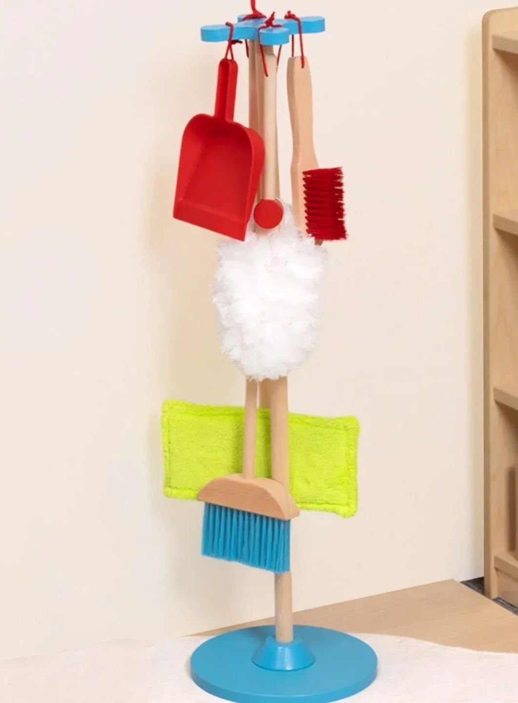 🧹 Set de Limpieza Infantil de Madera (6 piezas) 🧽