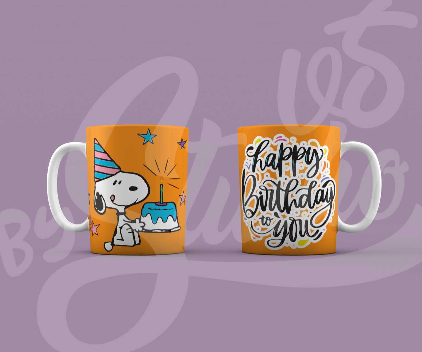 MUG 15OZ SNOOPY HAPPY BIRTHDAY