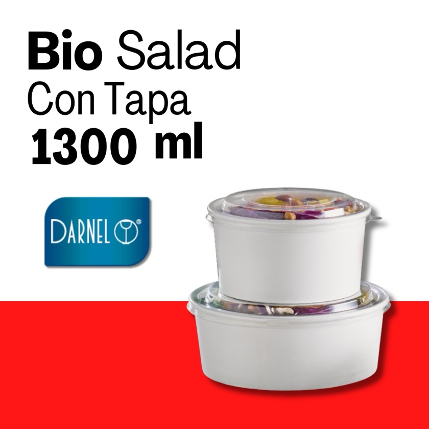 Bio-Salad C/Tapa "1300 ml" Darnel 1 UNID