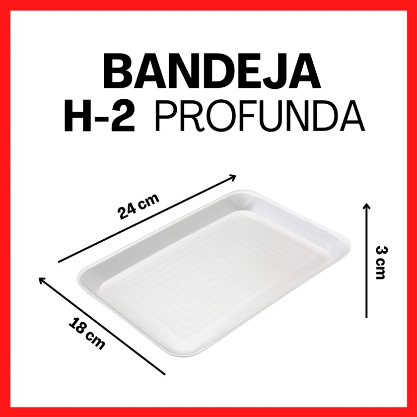 Bandeja de Anime H-2 Profunda 1 X 500 UNID