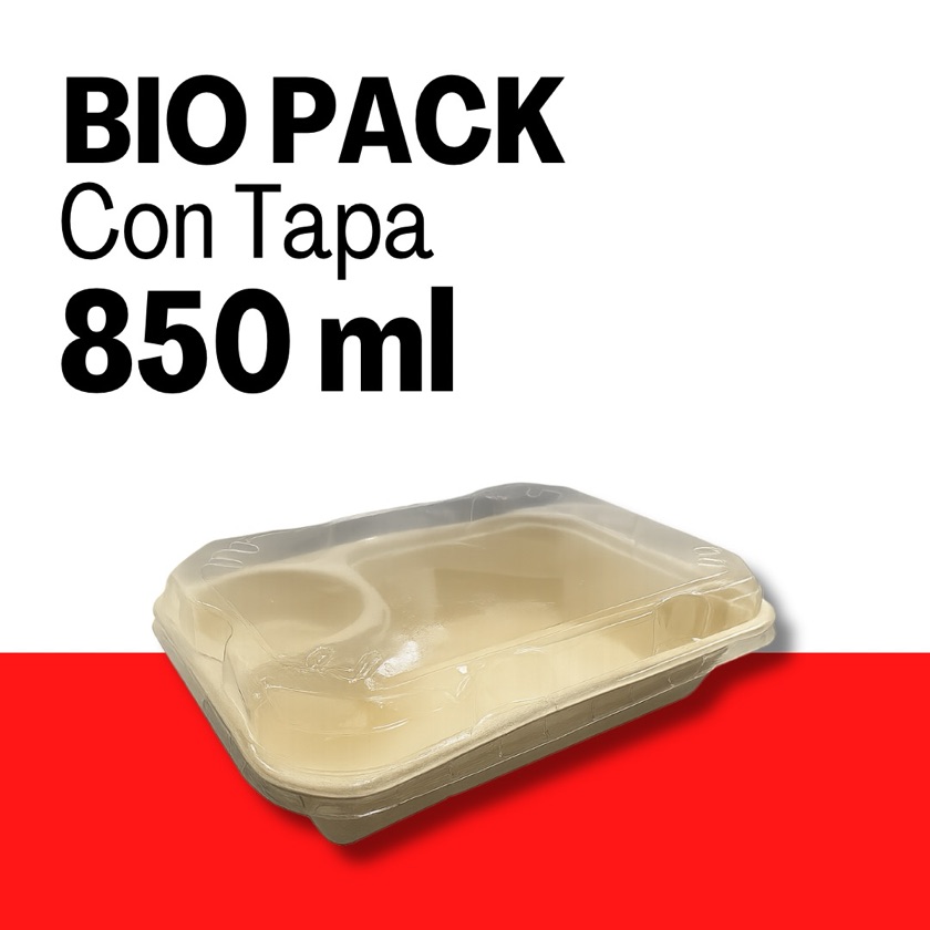 Bio Pack C/Tapa 850 ml 1 UNID