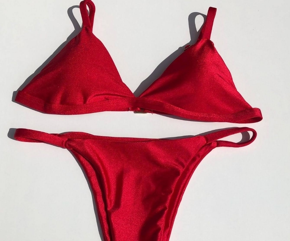 Biquíni Fixo Vermelho (G)