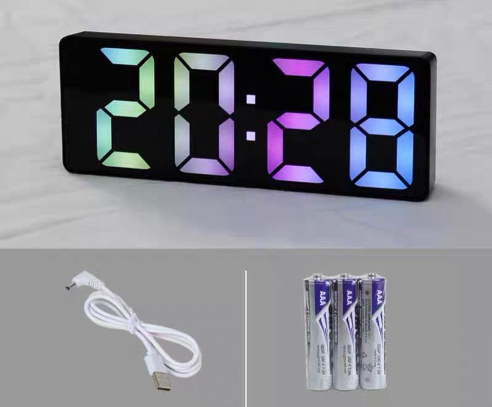 Reloj led rectangular