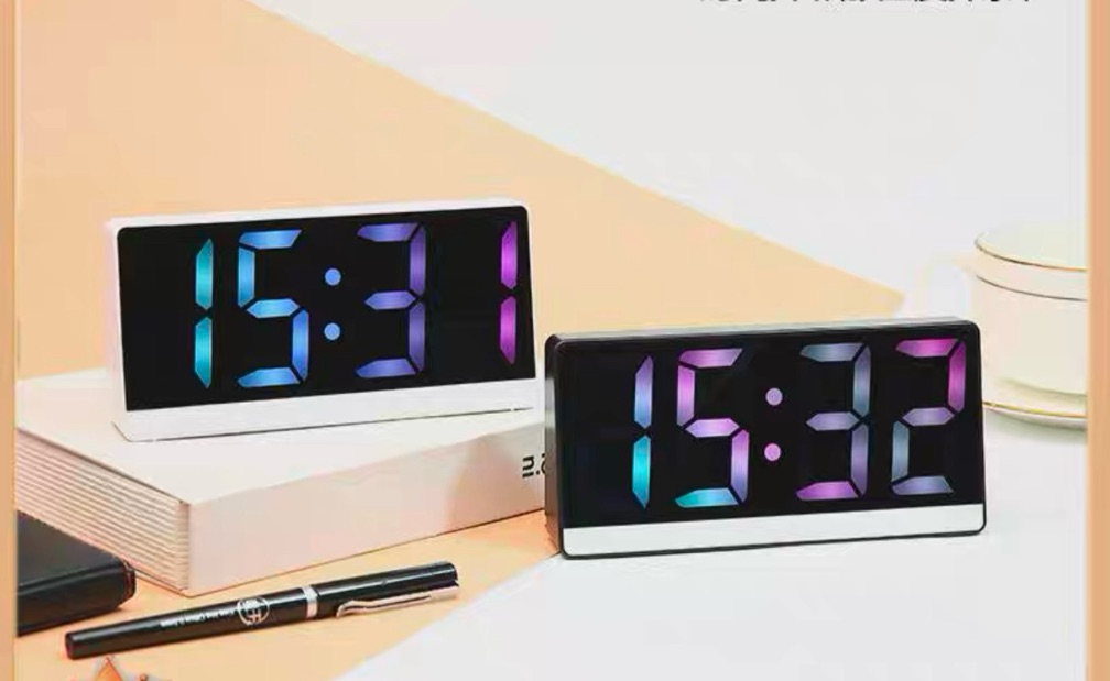 Reloj led rectangular