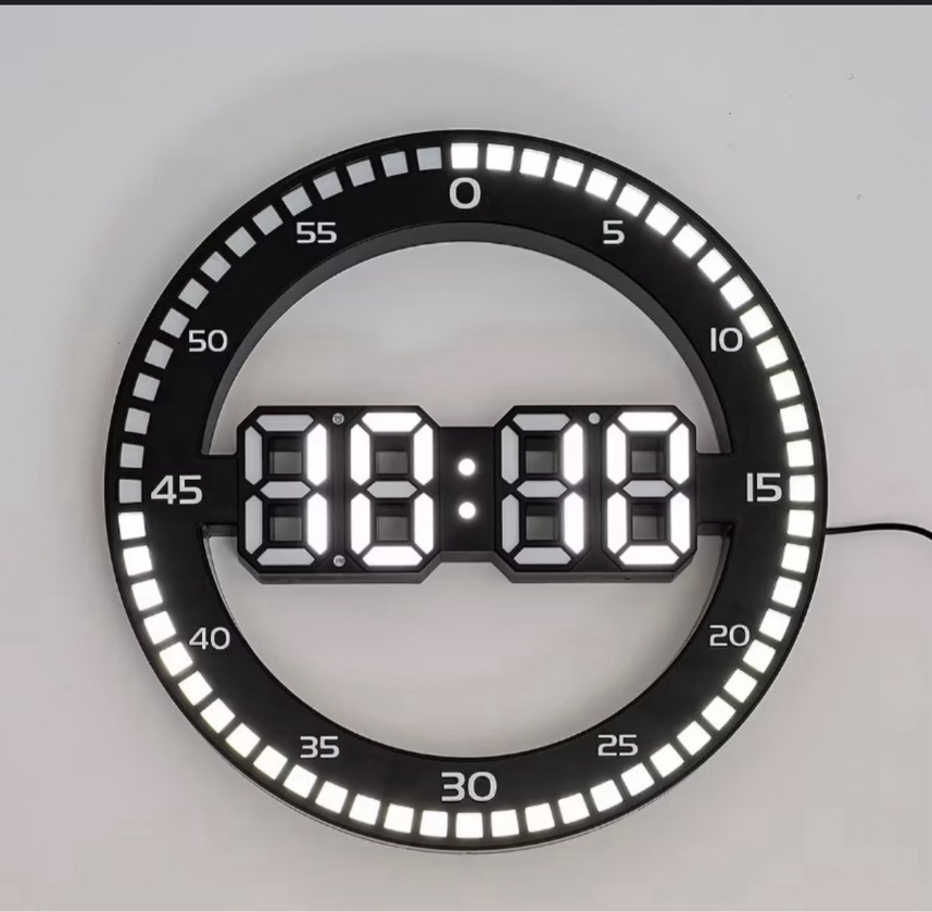 Reloj de pared luz LED