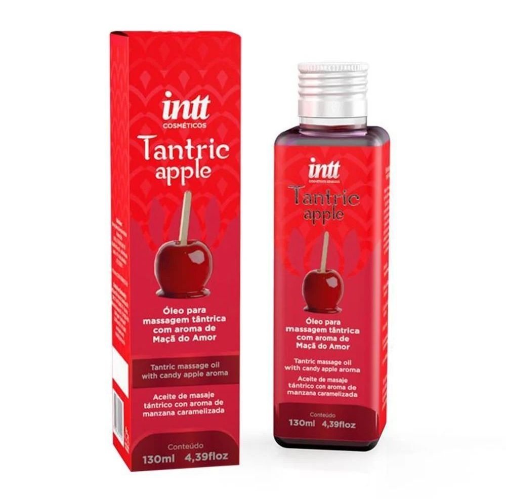 Óleo de Massagem Tântrica Maçã do Amor 130ml Intt
